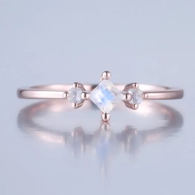 Стерлинговое серебряное кольцо Moonstone лакомства дизайна моды 925 восхитительное
