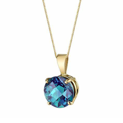 Оптом шкентель камня Alexandrite ожерелья 925 стерлинговый серебряный женщин CZ моды ювелирных изделий созданный лабораторией