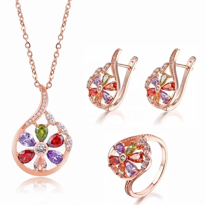 Циркон Кристл Peridot Morganite венисы установил кольцо ожерелья серьги привесное