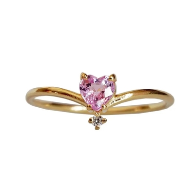 925 стерлинговых серебряных серег тумака Morganite Platedt золота округлой формы розовых