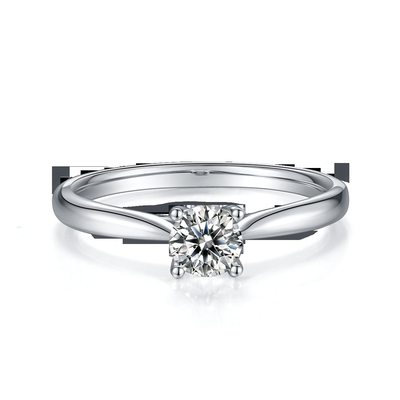925 стерлинговых серебряных обручальных колец Moissanite диаманта ювелирных изделий обещают кольцам для женщин