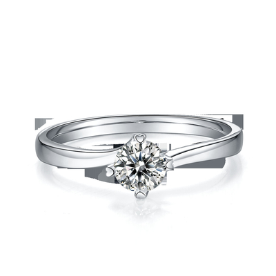 кольцо Moissanite 925 дизайнов ювелирных изделий золота 9K минималистские серебряное