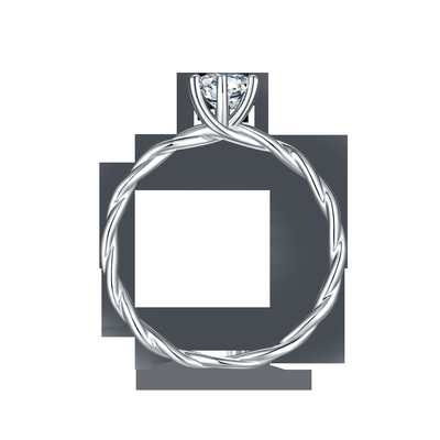 Захват Moissanite для женщин звенит установленные диаманты и золото обручального кольца сапфира белое вымощает