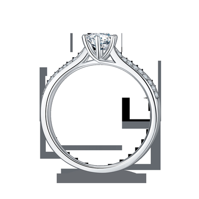 Минималистские ювелирные изделия золота дизайнов 9K, набор кольца Moissanite 925 серебряный