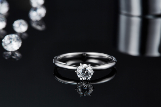 925 стерлинговых серебряных колец с бриллиантом Moissanite для захвата свадьбы