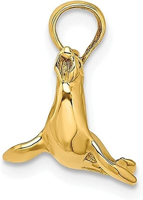 Ross-Simons 0,25 ct. t.w. Ожерелье морского конька диаманта привесное с акцентом черного алмаза в золоте 18kt
