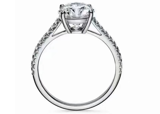 отрезок 1.2ct RD7MM естественных установок обручального кольца диаманта 38pcs круглый