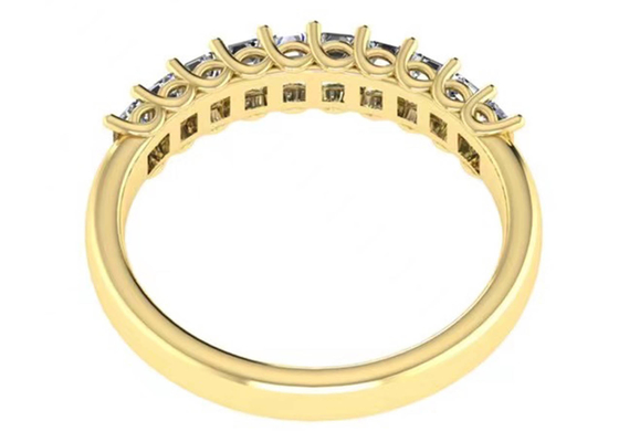 10pcs диамант 18k поднял кольцо золота 3.0×2.0mm EM отрезал для годовщины