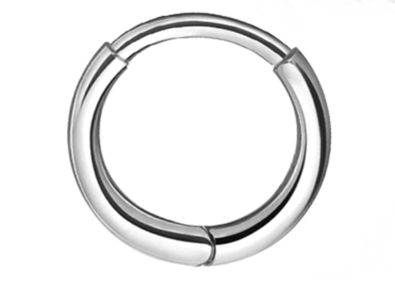 Серьги обруча Huggie золота ODM, классический круглый OEM серег стержня хрящевины