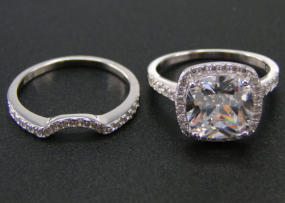 Prong обручальных колец 53PCS захвата диаманта венчика 1.0ct устанавливая тип
