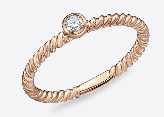Квадратное кольцо септума чистого золота диаманта 14k, кольцо 1.0mm×10mm ноздри обруча