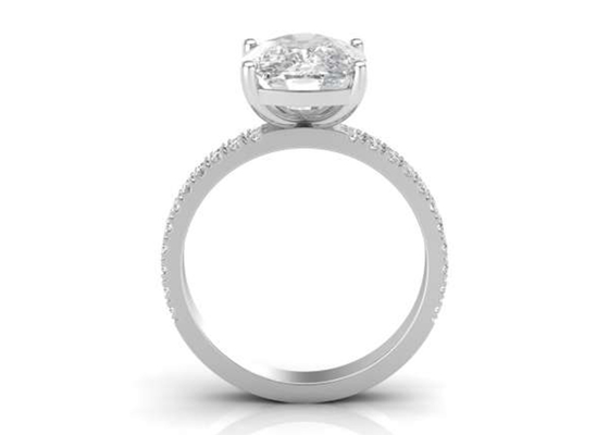 Украшения 20pcs чистого золота 14K 6×8MM с овальным диамантом 1.5ct