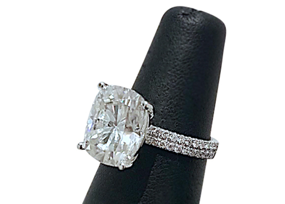 Украшения 20pcs чистого золота 14K 6×8MM с овальным диамантом 1.5ct