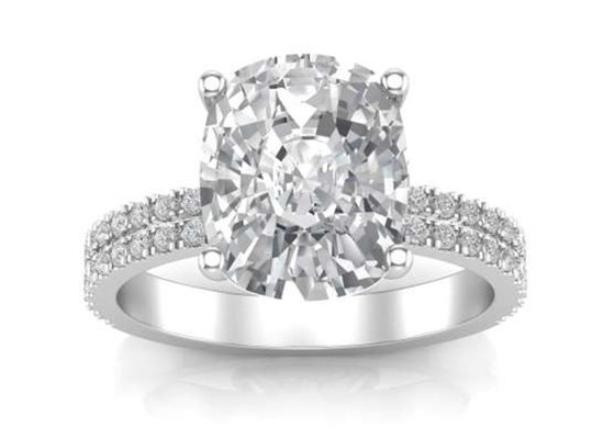 Украшения 20pcs чистого золота 14K 6×8MM с овальным диамантом 1.5ct