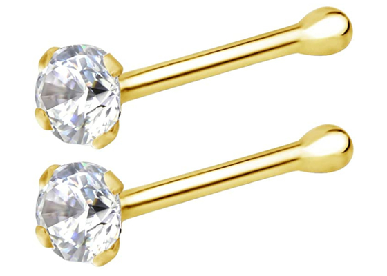 кольцо носа золота 14k 7mm, не раздражая OEM ювелирных изделий носа прокалывая