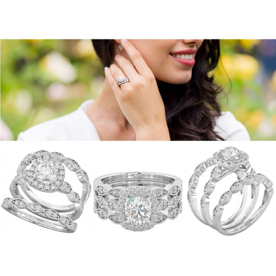 обручальное кольцо диаманта венчика 51pcs 0.51CT установило Prong когтя устанавливая тип
